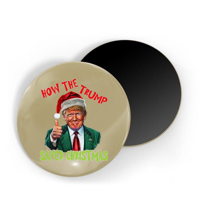 How The Trump Saved Christmas Funny Trump Christmas Magnet