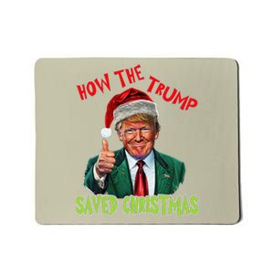 How The Trump Saved Christmas Funny Trump Christmas Mousepad