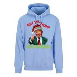 How The Trump Saved Christmas Funny Trump Christmas Unisex Surf Hoodie