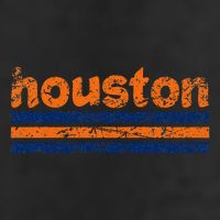 Houston Texas Three Stripe Vintage Weathered Golf Towel