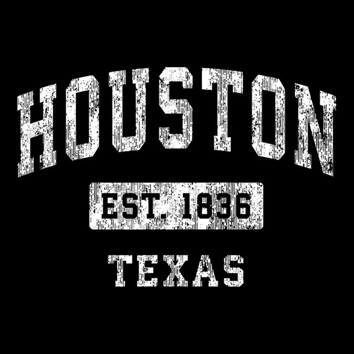 Houston Texas Tx Vintage Established Sports T-Shirt