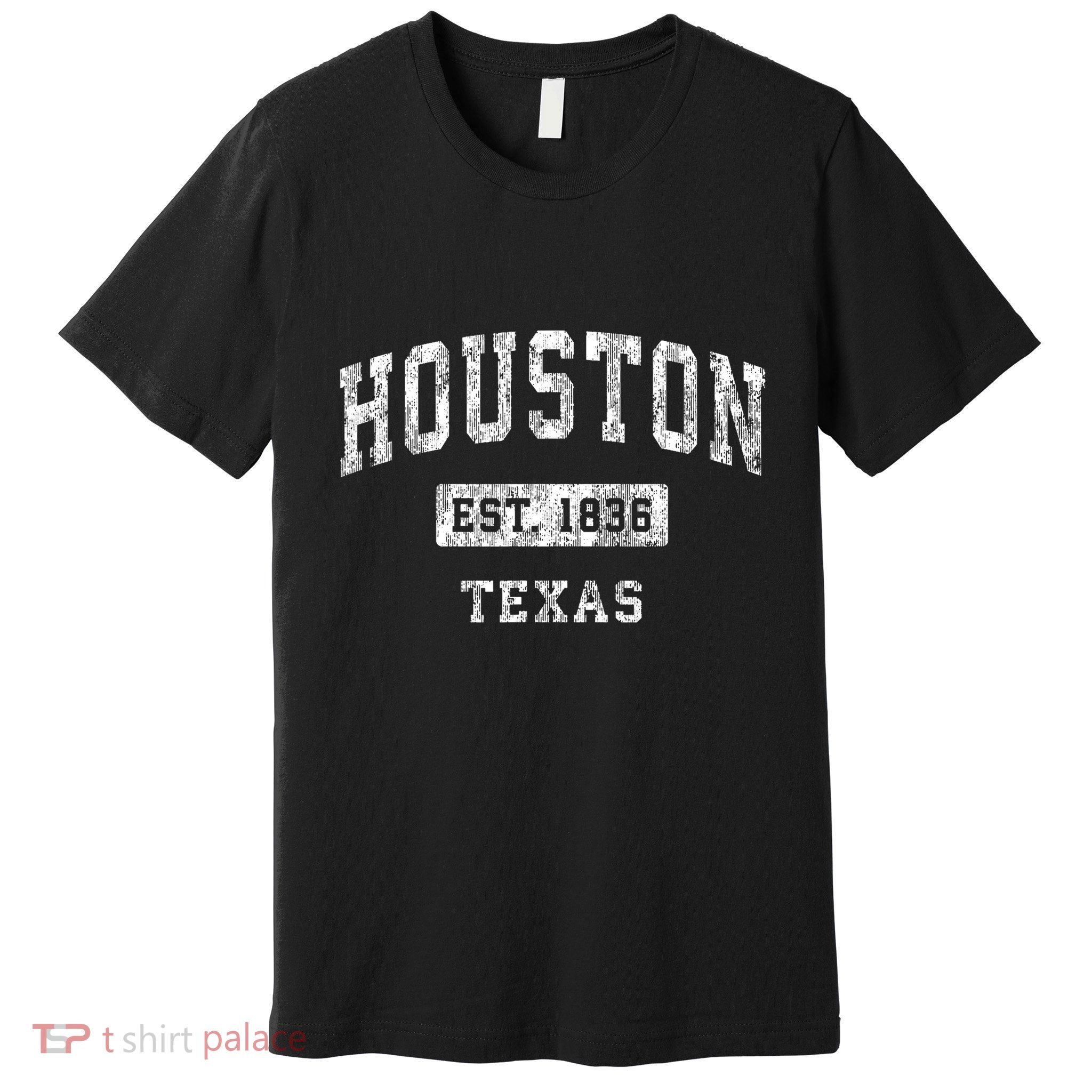 Houston Texas Tx Vintage Established Sports Premium T-Shirt