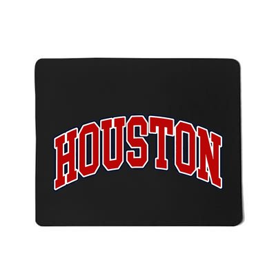 Houston Texas Throwback Design Print Htown Classic Mousepad
