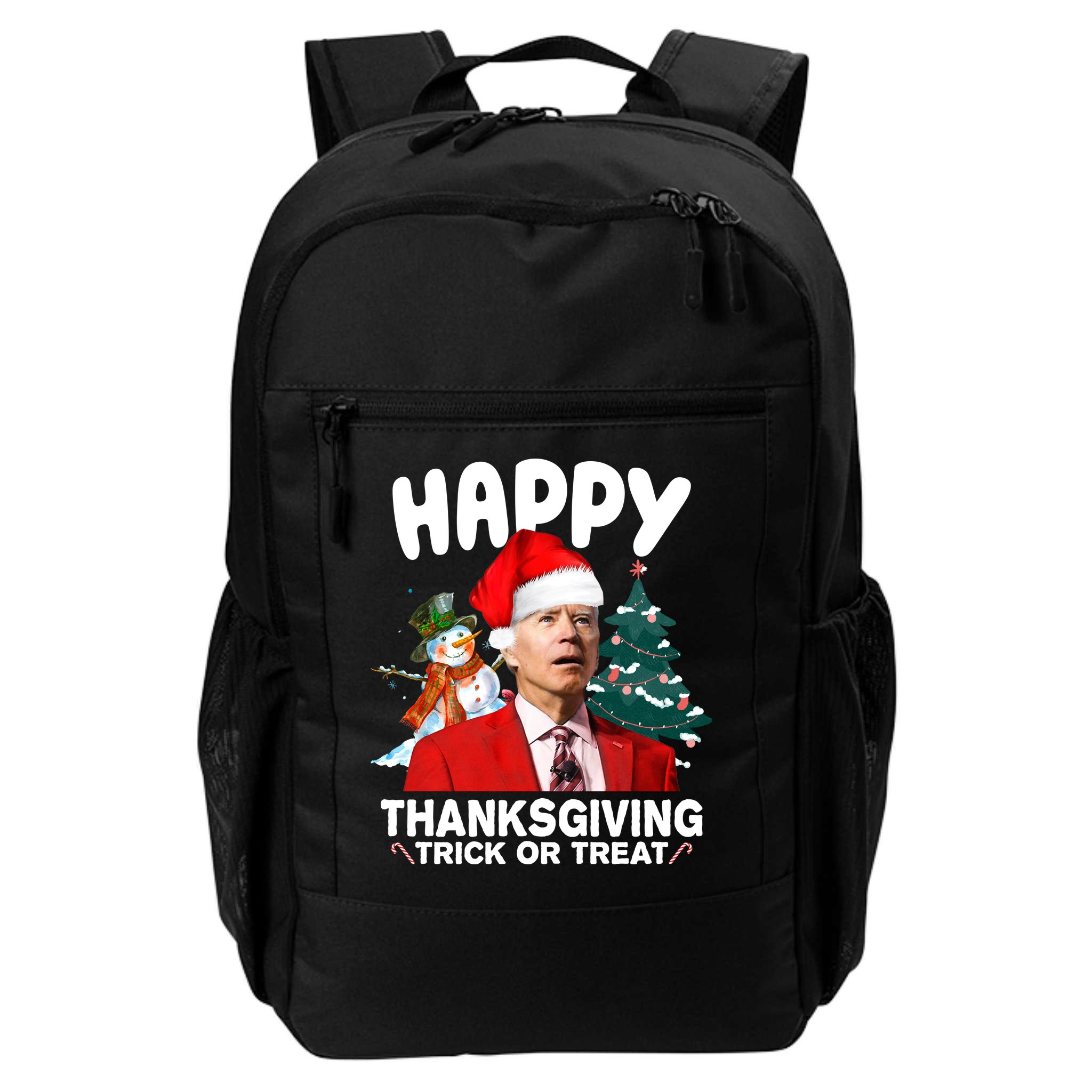 Happy Thanksgiving Trick Or Treat Funny Joe Biden Backpack
