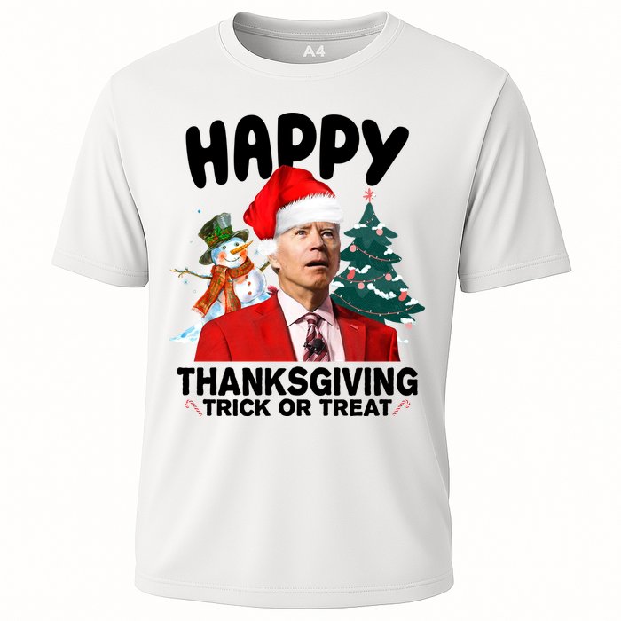 Happy Thanksgiving Trick Or Treat Funny Joe Biden Performance Shirt