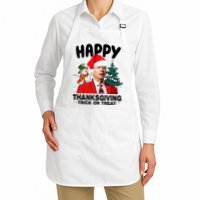Happy Thanksgiving Trick Or Treat Funny Joe Biden Apron