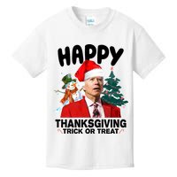 Happy Thanksgiving Trick Or Treat Funny Joe Biden Kids T-Shirt