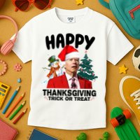 Happy Thanksgiving Trick Or Treat Funny Joe Biden Kids T-Shirt