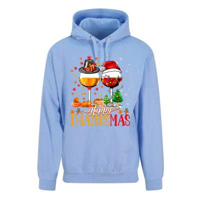 Happy Thanksmas Thanksgiving Christmas Ugly Xmas Pajamas Gift Unisex Surf Hoodie