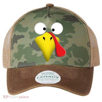 Happy Thanksgiving Turkey Outfit Funny Gift Legacy Tie Dye Trucker Hat
