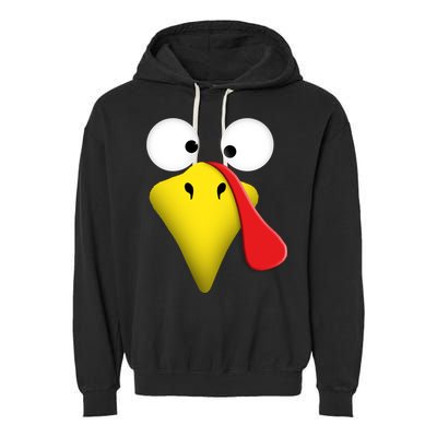 Happy Thanksgiving Turkey Outfit Funny Gift Garment-Dyed Fleece Hoodie