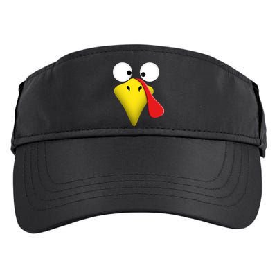Happy Thanksgiving Turkey Outfit Funny Gift Adult Drive Performance Visor