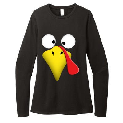 Happy Thanksgiving Turkey Outfit Funny Gift Womens CVC Long Sleeve Shirt