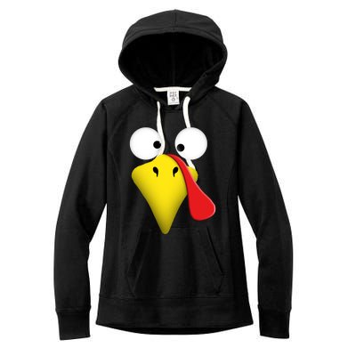 Happy Thanksgiving Turkey Outfit Funny Gift Women's Fleece Hoodie