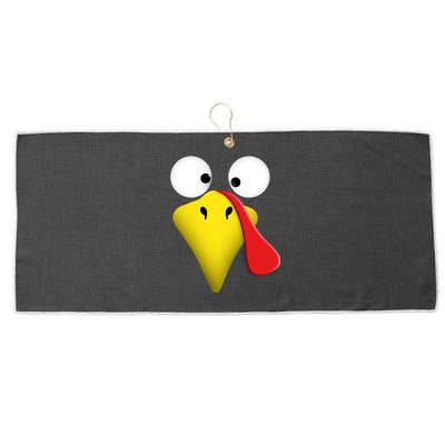 Happy Thanksgiving Turkey Outfit Funny Gift Large Microfiber Waffle Golf Towel