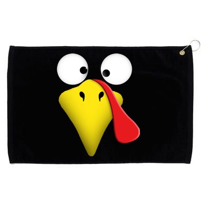 Happy Thanksgiving Turkey Outfit Funny Gift Grommeted Golf Towel