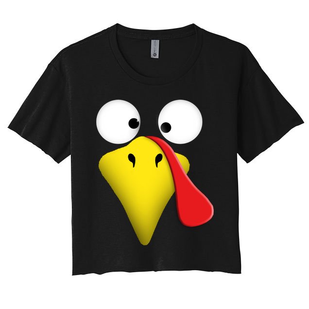 Happy Thanksgiving Turkey Outfit Funny Gift Crop Top