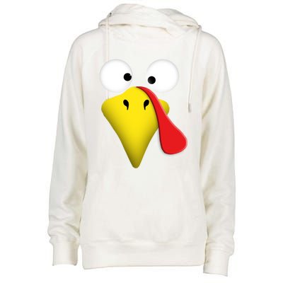 Happy Thanksgiving Turkey Outfit Funny Gift Womens Funnel Neck Pullover Hood