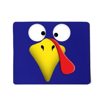 Happy Thanksgiving Turkey Outfit Funny Gift Mousepad