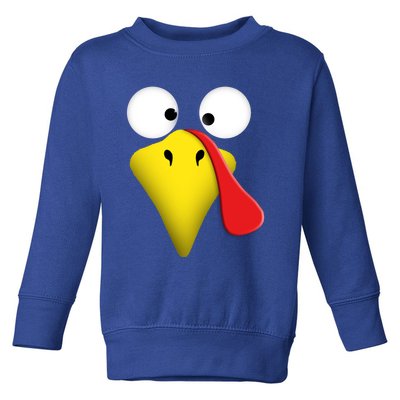 Happy Thanksgiving Turkey Outfit Funny Gift Toddler Sweatshirt