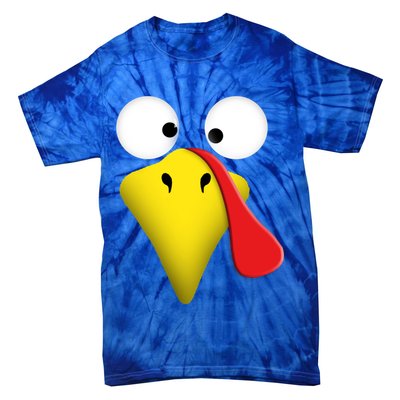 Happy Thanksgiving Turkey Outfit Funny Gift Tie-Dye T-Shirt