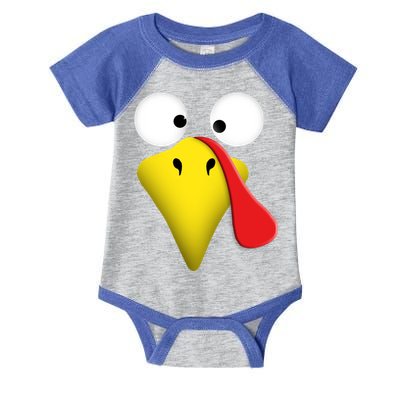 Happy Thanksgiving Turkey Outfit Funny Gift Infant Baby Jersey Bodysuit