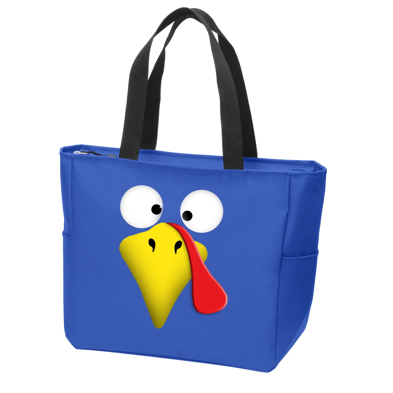 Happy Thanksgiving Turkey Outfit Funny Gift Zip Tote Bag