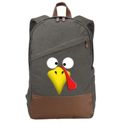 Happy Thanksgiving Turkey Outfit Funny Gift Cotton Canvas Backpack