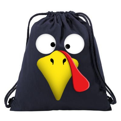 Happy Thanksgiving Turkey Outfit Funny Gift Drawstring Bag