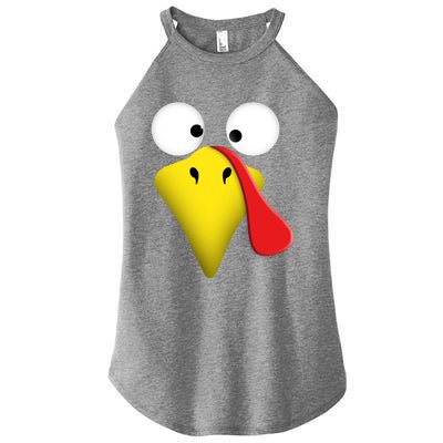 Happy Thanksgiving Turkey Outfit Funny Gift Women's Perfect Tri Rocker Tank