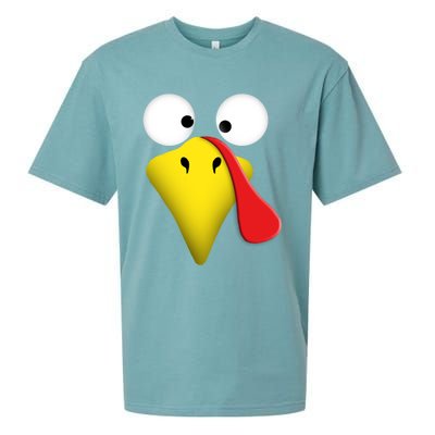 Happy Thanksgiving Turkey Outfit Funny Gift Sueded Cloud Jersey T-Shirt