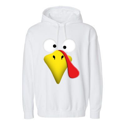 Happy Thanksgiving Turkey Outfit Funny Gift Garment-Dyed Fleece Hoodie