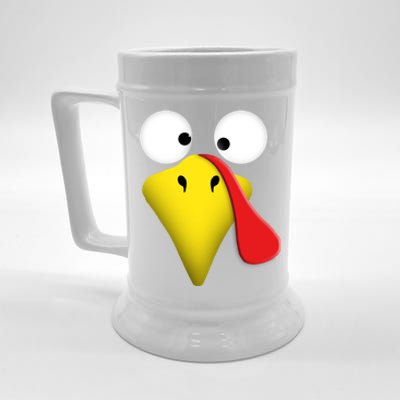 Happy Thanksgiving Turkey Outfit Funny Gift Beer Stein