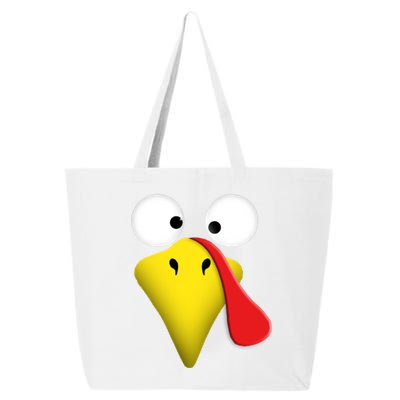 Happy Thanksgiving Turkey Outfit Funny Gift 25L Jumbo Tote