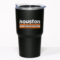 Houston Texas Three Stripe Vintage Weathered  Tumbler