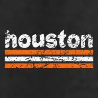 Houston Texas Three Stripe Vintage Weathered  Golf Towel