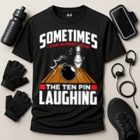 Hear The Ten Pin Laughing Funny Bowler & Bowling TShirt Cooling Performance Crew T-Shirt