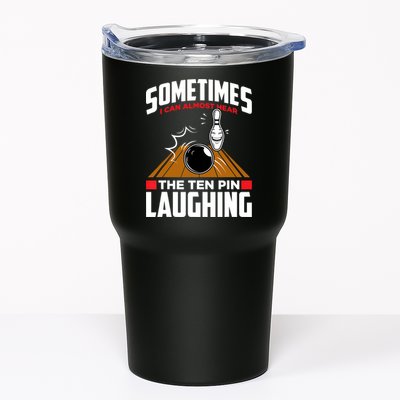 Hear The Ten Pin Laughing Funny Bowler & Bowling TShirt Tumbler