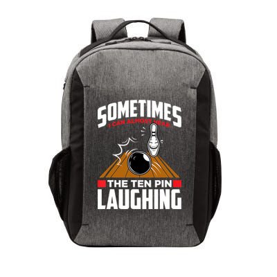 Hear The Ten Pin Laughing Funny Bowler & Bowling TShirt Vector Backpack