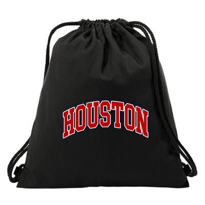 Houston Texas Throwback Design Print Htown Classic Drawstring Bag