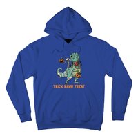 Halloween Trex Tgiftrex Trick Rawr Treat Funny Dinosaur Mummy Gift Hoodie