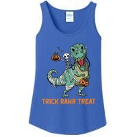 Halloween Trex Tgiftrex Trick Rawr Treat Funny Dinosaur Mummy Gift Ladies Essential Tank