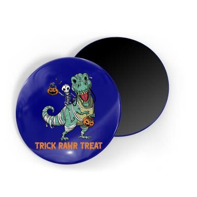 Halloween Trex Tgiftrex Trick Rawr Treat Funny Dinosaur Mummy Gift Magnet