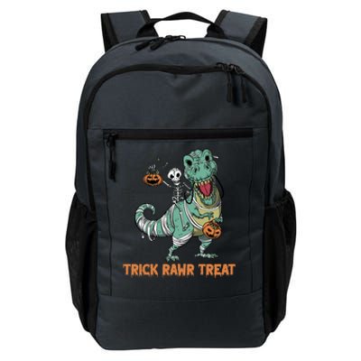 Halloween Trex Tgiftrex Trick Rawr Treat Funny Dinosaur Mummy Gift Daily Commute Backpack