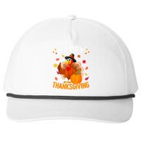 Happy Thanksgiving Turkey Day Autumn Fall Family Snapback Five-Panel Rope Hat