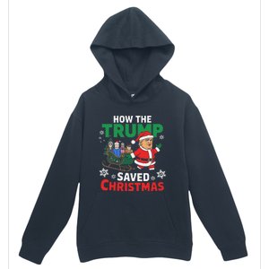 How The Trump Saved Christmas Funny Trump Christmas Urban Pullover Hoodie