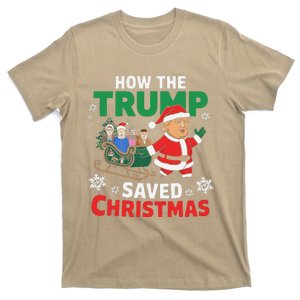 How The Trump Saved Christmas Funny Trump Christmas T-Shirt