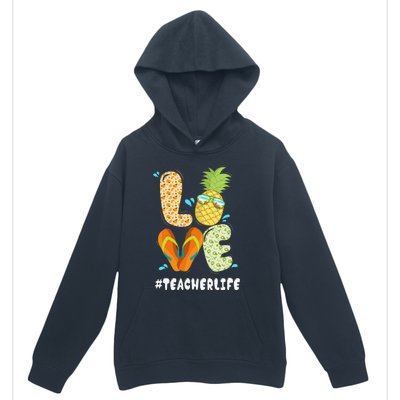 Hashtag TeacherLife Teacher Life Summer Pineapple Loves Urban Pullover Hoodie