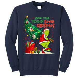 How The Trump Saved Christmas Funny Trump Christmas 2024 Sweatshirt