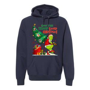 How The Trump Saved Christmas Funny Trump Christmas 2024 Premium Hoodie